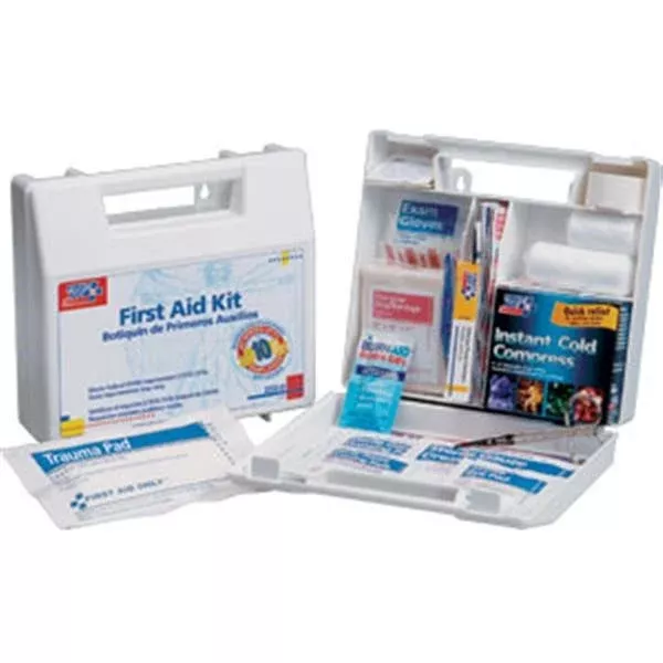 10-Person Bulk First Aid Kit w/ Dividers – 222U