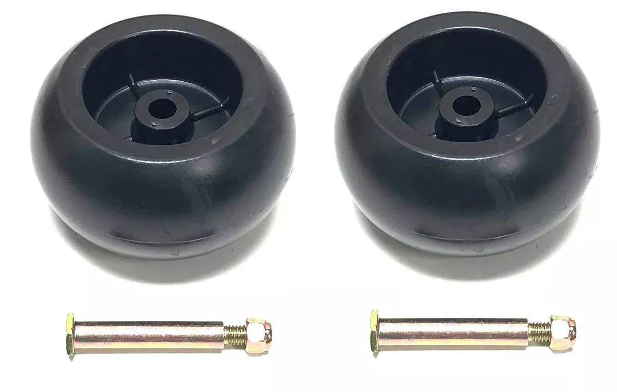2 Deck Wheels + Shoulder Bolts, Lock Nuts
