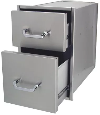2 Drawer Set – 14″ Finished Width – 23″ Depth – Item #SOL-2D14D