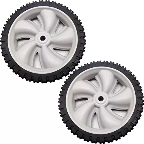 2 pcs 734-04563 611-0414A 8″ Lawn Mower Wheel replace for MTD Troy- Bilt S-Wave Lawn Mower