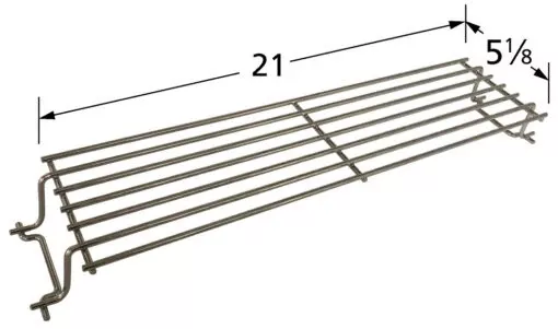 21 X 5 1/8, Weber Aftermarket Warming Rack – 07026