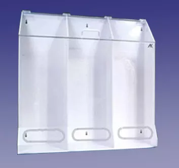 3 Compartment Multi-Purpose Dispenser Clear