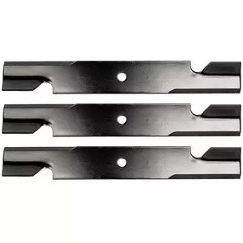 (3 Pack) Premium Replacement Notched Lawn Mower Deck Blade fits Husqvarna 539100341 539101485 539105712 | 18″ x 2 ½”