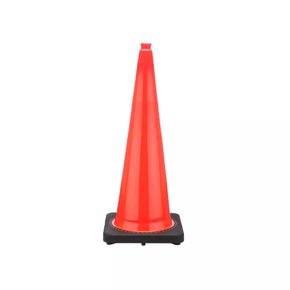 36" JBC Traffic Safety Cone - Orange - 10 Lbs - No Collars