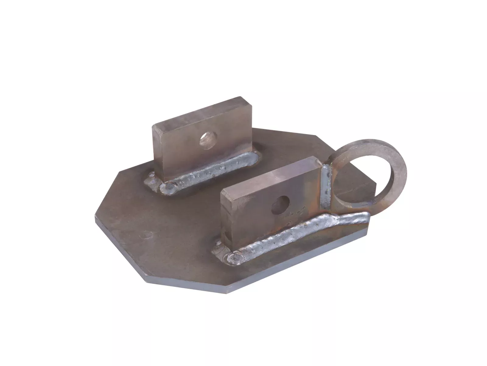 3M DBI-SALA Confined Space Bare Steel Uni-Anchor with Tie-Off - 8517412