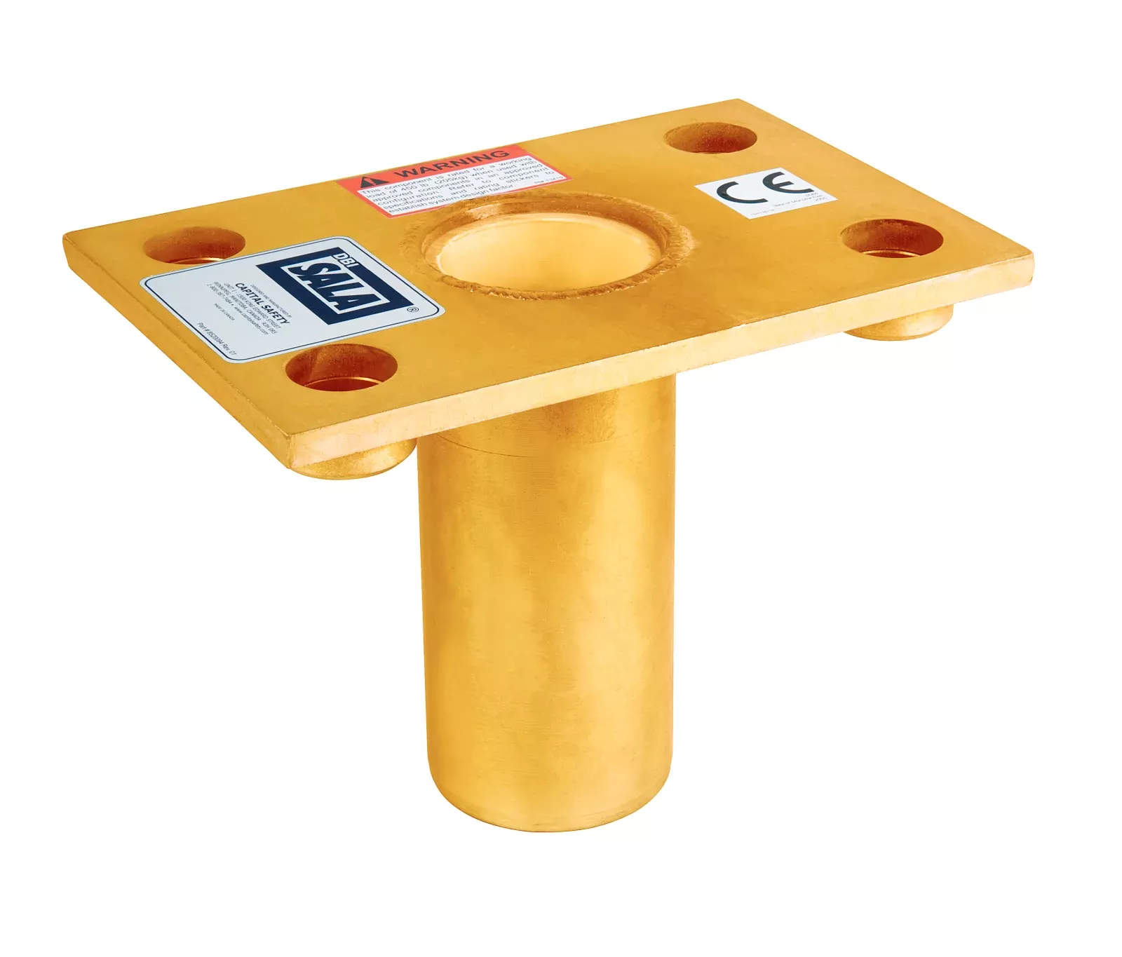 3M DBI-SALA Confined Space Floor Mount Sleeve Davit Base - 8510316