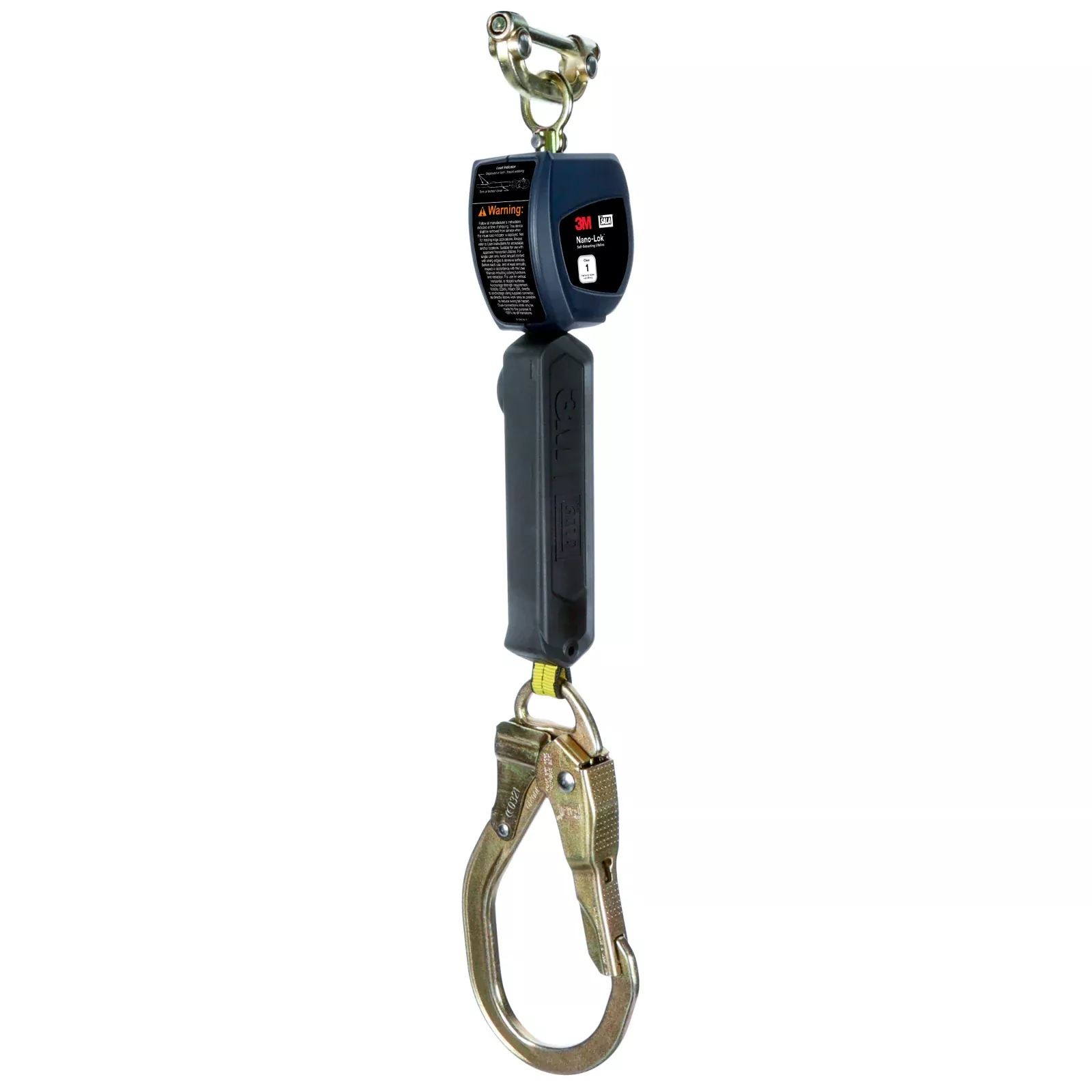 3M DBI-SALA Nano-Lok Personal Self Retracting Lifeline – Web Steel Rebar Hook – 6 ft. – Class 1 – ANSI – 3100527