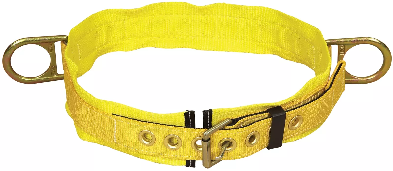 3M DBI-SALA Tongue Buckle Positioning Belt with Hip Pad – Yellow – Medium – 1000023