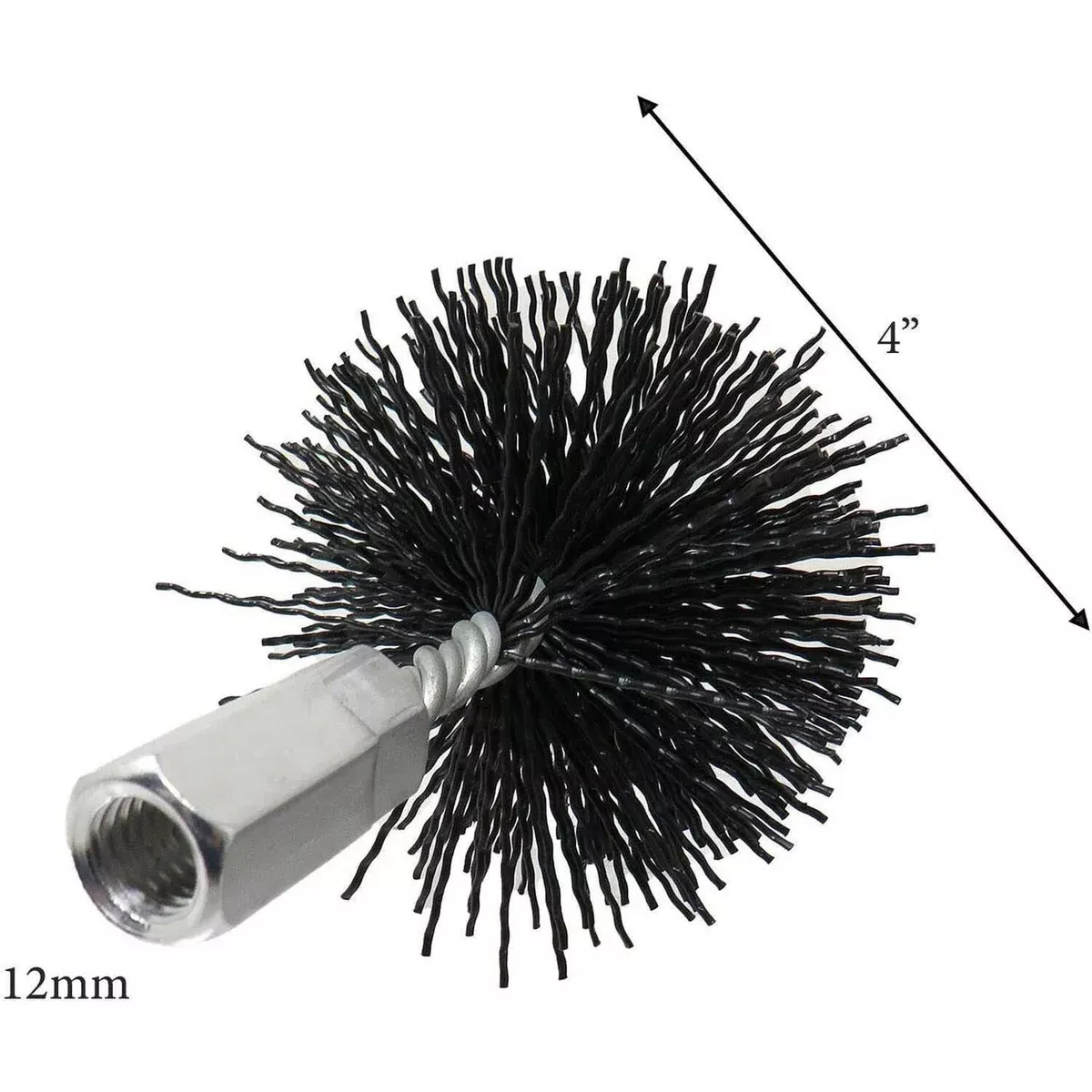 4″ Cleaning Brush For Pellet Stove Vent Pipes. These will only work with the yellow wire brush kit we offer.