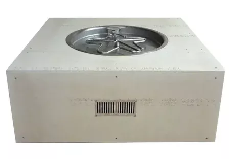 45 Inch Square Pre-Fab Gas Fire Pit With Surround