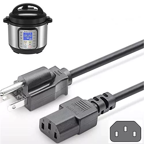 5 Ft Power Cord for Instant Pot DUO Mini,DUO Plus Mini,DUO PLUS MINI,DUO60,DUO Plus60,DUO50,Smart 60 Bluetooth,Ultra 6 60 and Others Pressure Cooker Power Cord for NEMA 5-15P to IEC320C13 Cable
