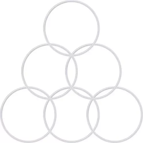 6 Pieces Rubber Gasket Replacement Seal White O-ring Compatible with Magic 250W