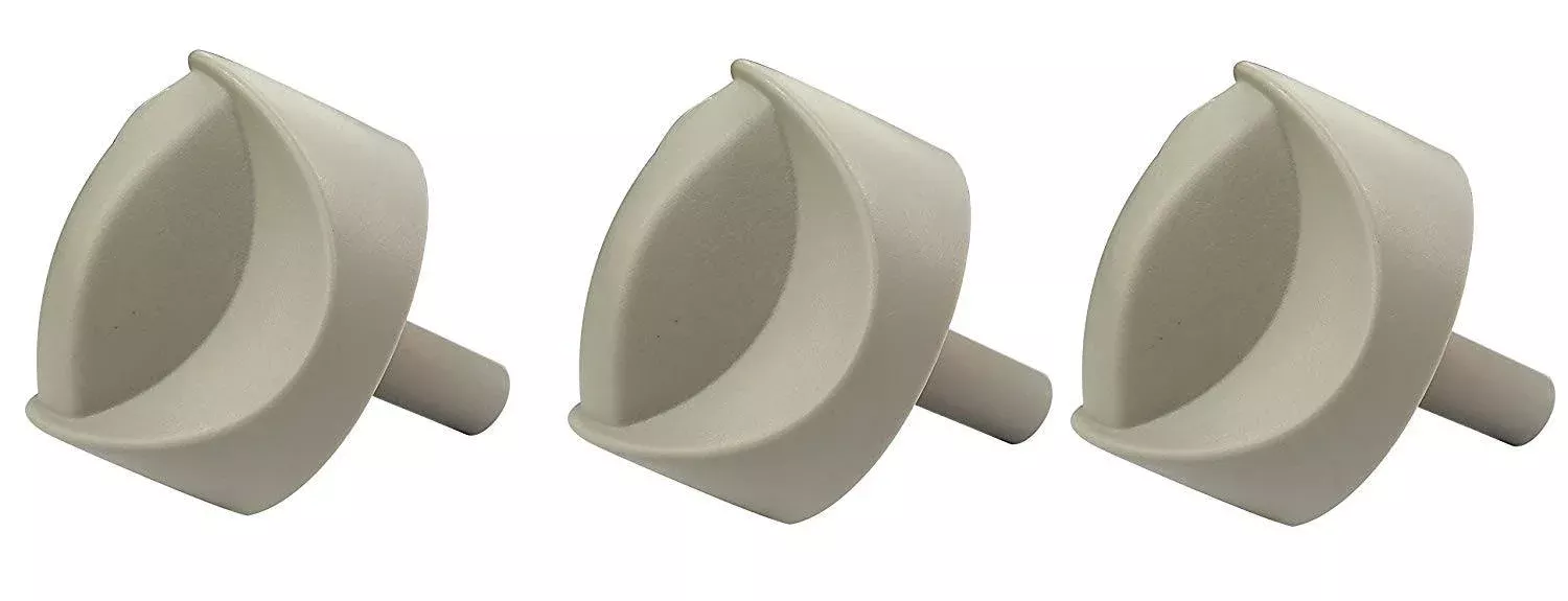 87327 Weber Gas Grill 3 Pack of Main Burner Knobs Spirit E-310 E-320