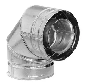 90 Degree Elbow For 4″ X 6-5/8″ Direct Vent Pipe
