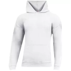 A4 A4N3528 Softek Long Sleeve Hooded Tee - White