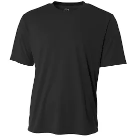 A4 A4NB3142 Youth Cooling Performance Short Sleeve Tee - Black