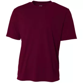 A4 A4NB3142 Youth Cooling Performance Short Sleeve Tee - Maroon