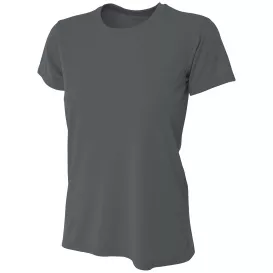A4 A4NW3201 Women's Cooling Performance Short Sleeve Tee - Graphite