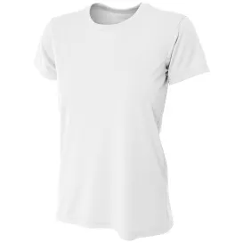 A4 A4NW3201 Women's Cooling Performance Short Sleeve Tee - White
