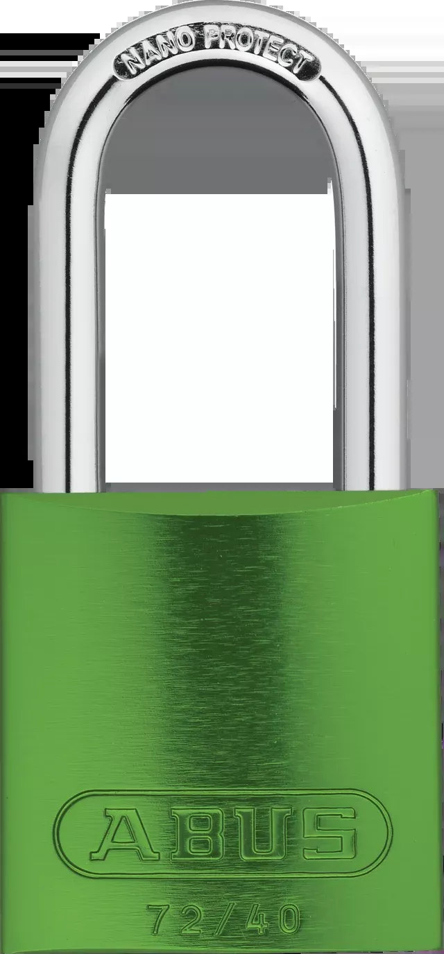 ABUS 72/40HB40 Aluminum Safety Padlock Keyed Different – Green (72/40HB40 /08402)