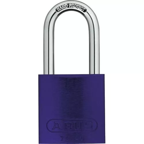 ABUS 72/40HB40 Aluminum Safety Padlock Keyed Different – Purple (72/40HB40 /08407)