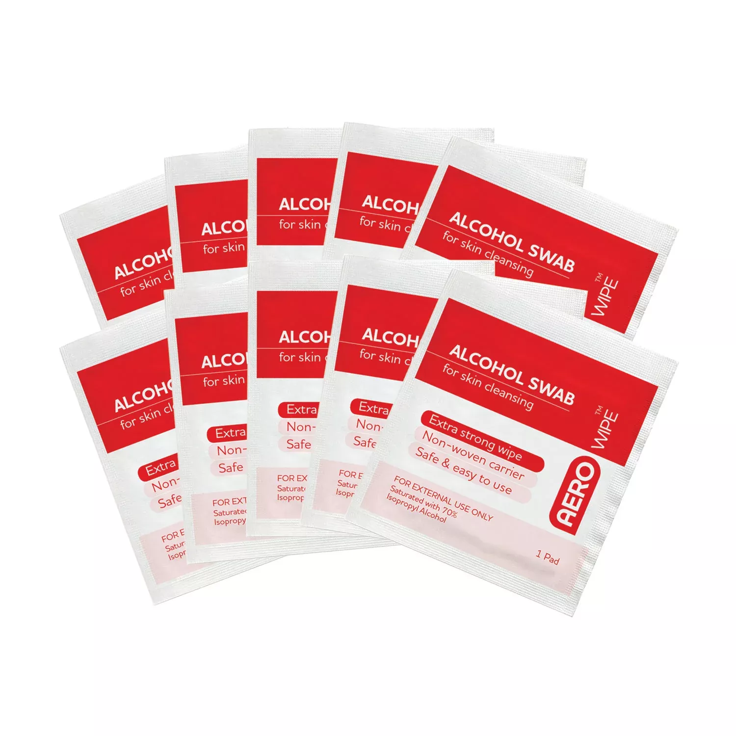 AERO AEROWIPE Alcohol Wipes 10/bag – AW7010