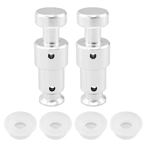 Alamic Replacement Float Valve for Instant Pot Duo 3, 5, 6 Qt, Duo Plus 3, 6 Qt, Ultra 3, 6, 8 Qt, Lux 3 Qt – 2 Float Valves 4 Silicone Caps