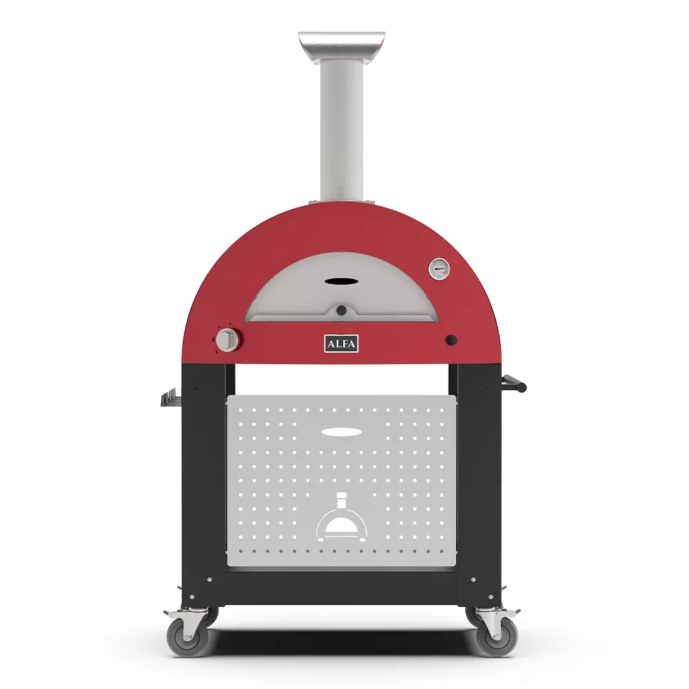Alfa Moderno 2 Pizze Freestanding Wood-Fired Pizza Oven