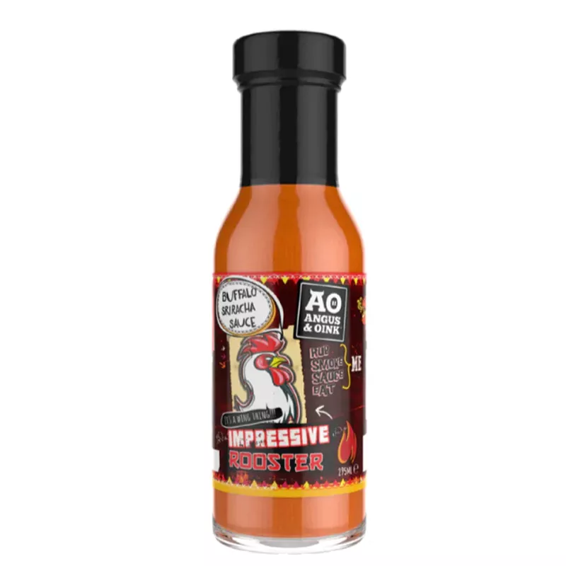 Angus & Oink Impressive Rooster Buffalo Sriracha