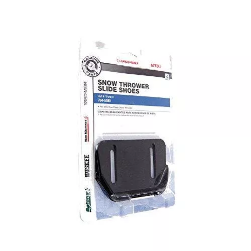 Arnold 784-5580 MTD Parts Snow Thrower Slide Shoes, 1 Pack, Black