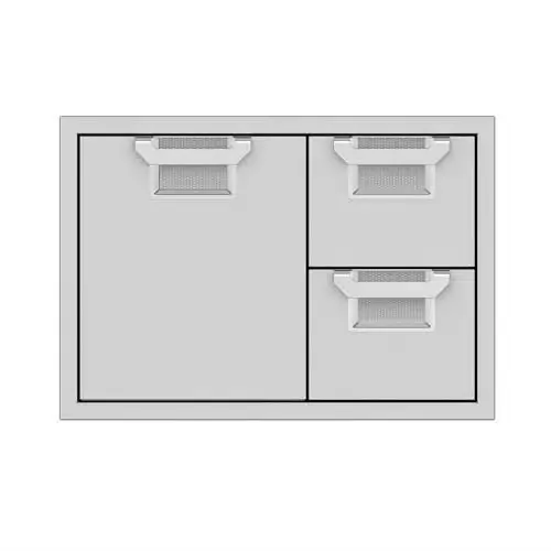 Aspire by Hestan 36 Inch Double Drawer and Storage Door Combo