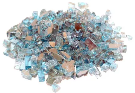 Azuria Reflective Fire Glass