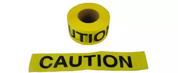 Barrier Tape Caution Yellow 3 inch x 1000 feet