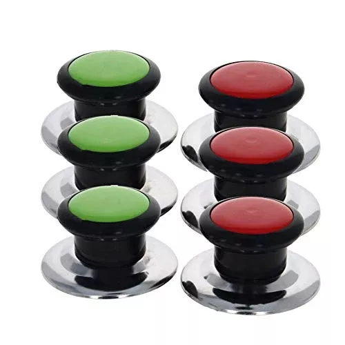 Bettomshin Lid Knobs Pans Pots Cover Lids Replacement Plastic Knob Handle Heat Resistance for Kitchen Cookware Cover, 6Pcs