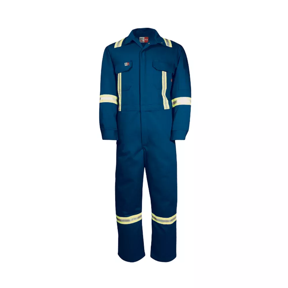 Big Bill Nomex Deluxe Flame Resistant (FR) Coverall with Reflective Material – ATPV 6 – 1625N6