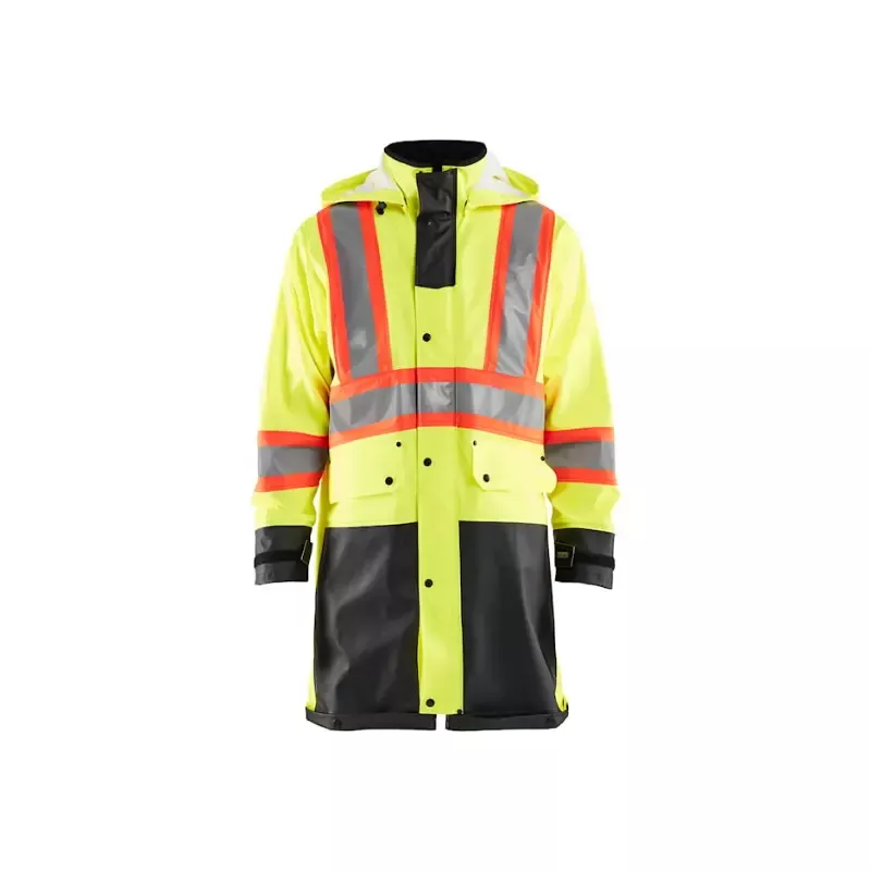 Blaklader Workwear Hi-vis Rain Coat – X-Back – ANSI Class 2 – Type – R – 4318