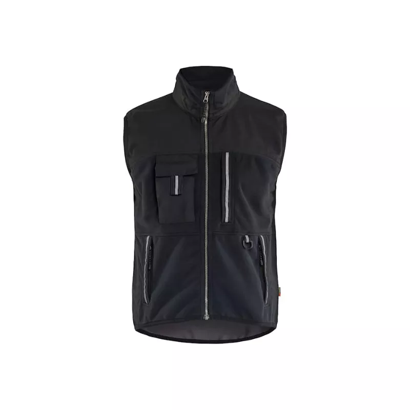 Blaklader Workwear Two Fisted Fleece Vest – Windproof – Black – 3845