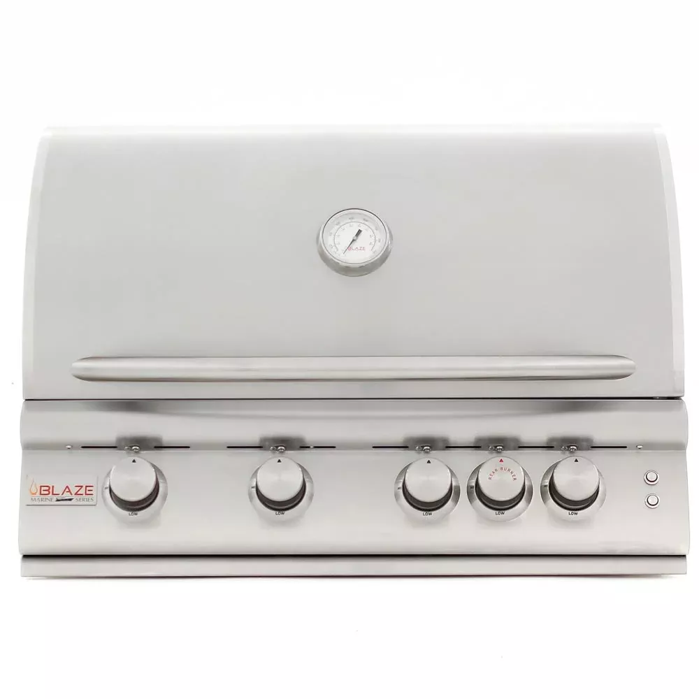 Blaze Premium LTE Marine Grade 316L 4-Burner Built-in Grill