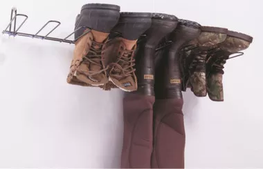 Boot Rack, Black, Holds 4 Pairs