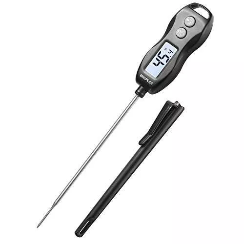 BRAPILOT Digital Food Thermometer – FT200 Instant Read Probe Thermometer
