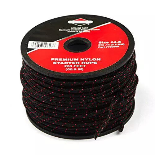 Briggs & Stratton 790966 200-foot Spool of Nylon Starter Rope, Size 4 1/2