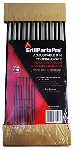 Brinkmann Grill Parts Pro Universal 30″ Wide Replacement BBQ Grill Cooking Grates (5 Pack of 6 Inch Grates)