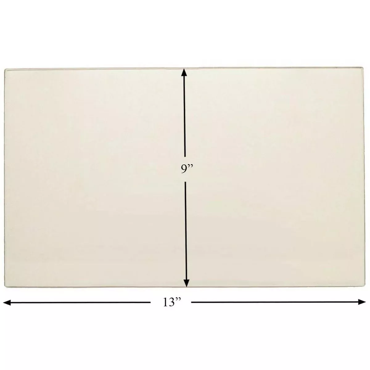 Buck Stoves Glass (9" x 13"): PGBC378-AMP