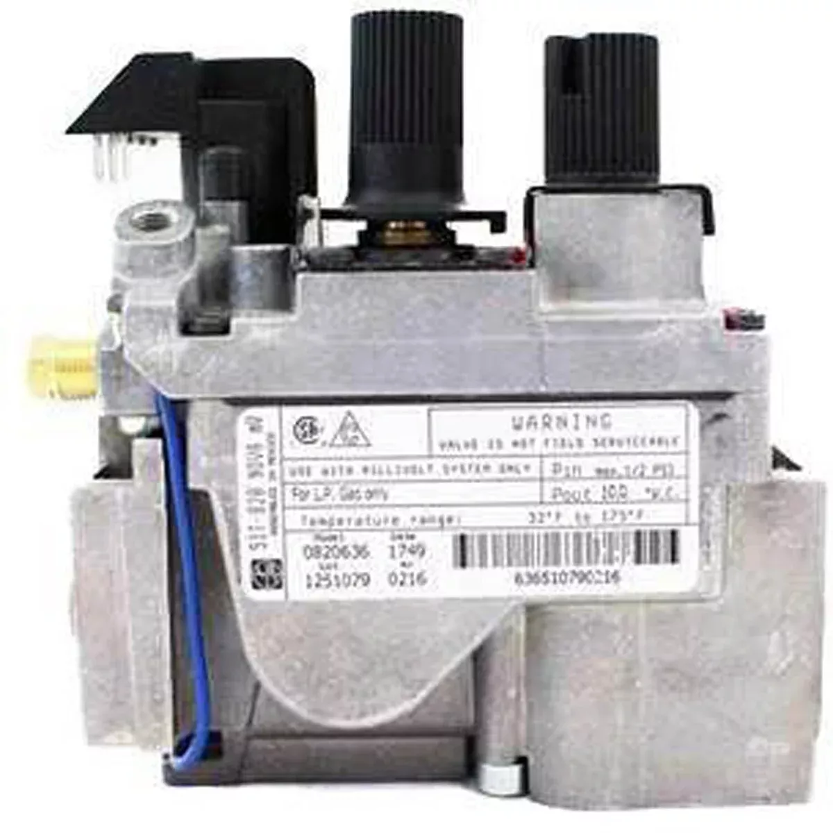 Buck Stoves ODS SIT Millivolt Gas Valve (LP): PE820636