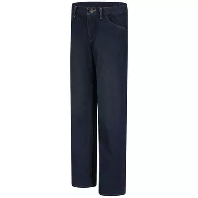 Bulwark Womens FR Straight Fit Sanded Denim Jeans PSJMSD