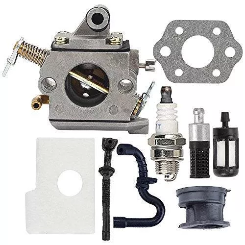 Butom MS170 Carburetor with Air Filter Tune Up Kit for Stihl 017 018 MS180 MS180C MS170C Chainsaw C1Q-S57A 1130 120 0603