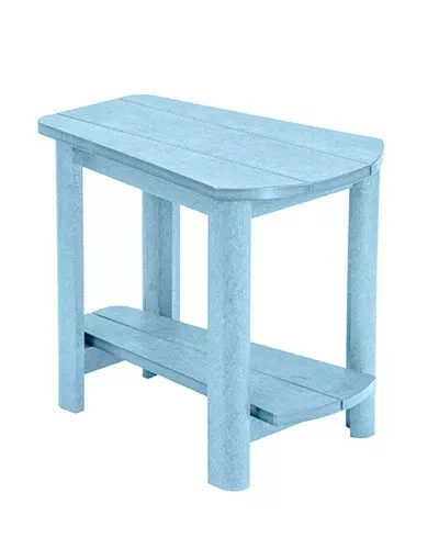 C. R. Plastics Adirondack Side Table, Sky Blue - LIQUIDATION - T04-LIQ-SKY-BLUE
