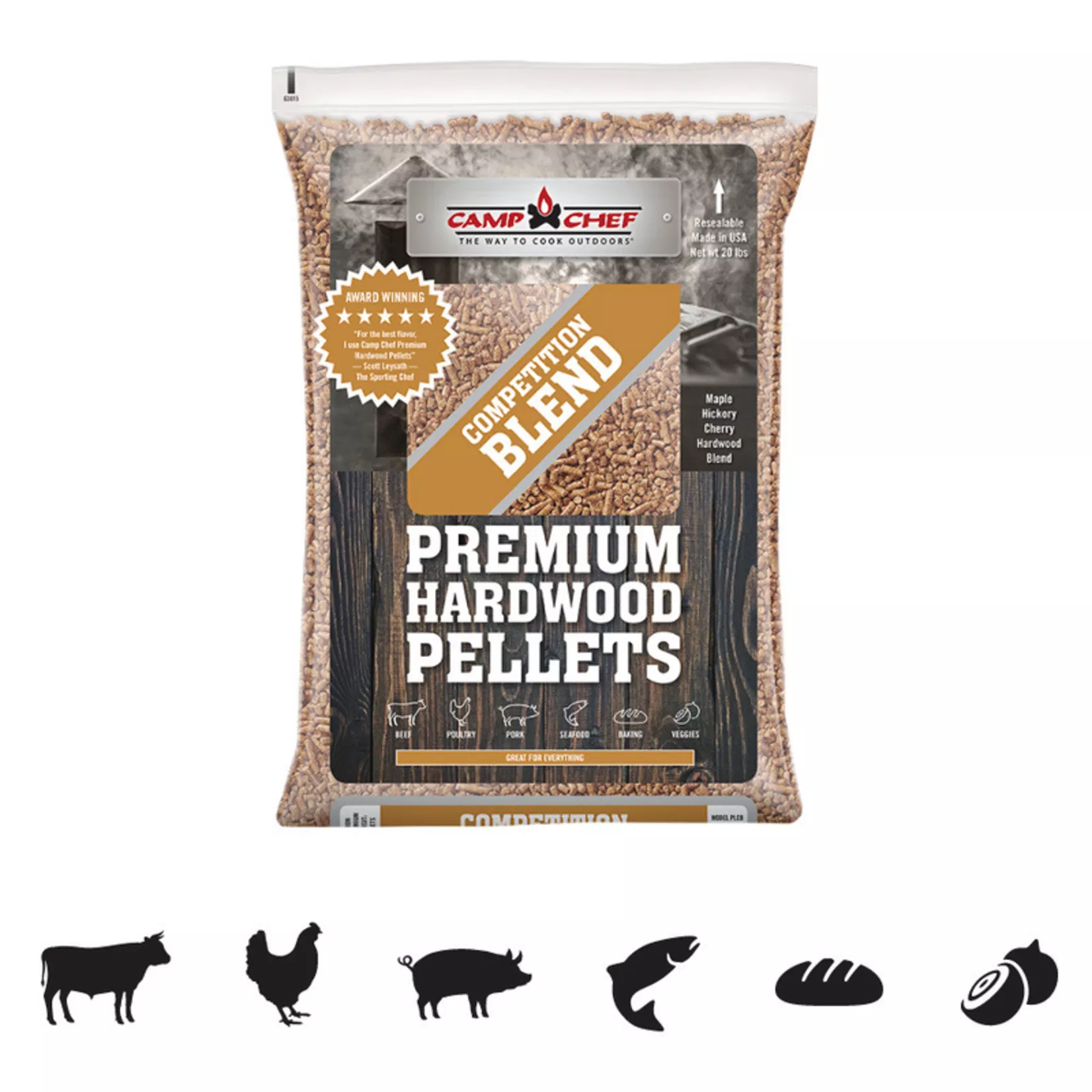 Camp Chef Competition Blend Pellets 20lbs.