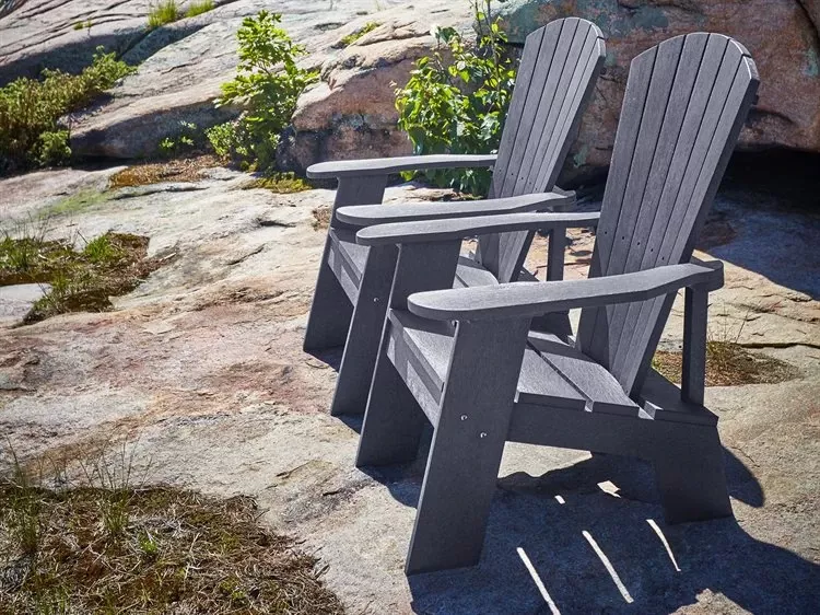 Captiva Casual 2 Piece Capterra Recycled Plastic Outdoor Patio Lounge Set - CC2PCRPOPLS