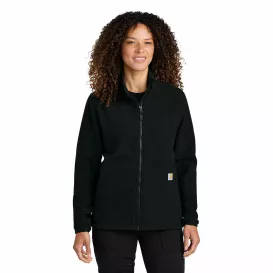 Carhartt CT106419 Ladies Textured Full-Zip Fleece Jacket – Black